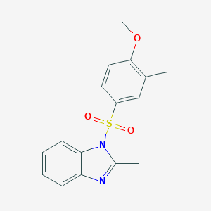 1-(4-Methoxy-3-methylphenyl)sulfonyl-2-methylbenzimidazole