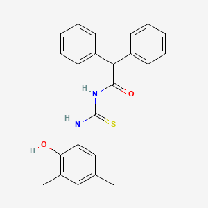 1-(2,2-DIPHENYLACETYL)-3-(2-HYDROXY-3,5-DIMETHYLPHENYL)THIOUREA