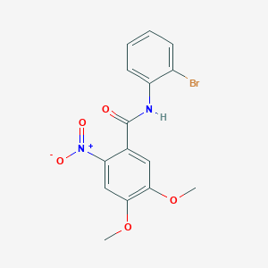 N-(2-bromophenyl)-4,5-dimethoxy-2-nitrobenzamide