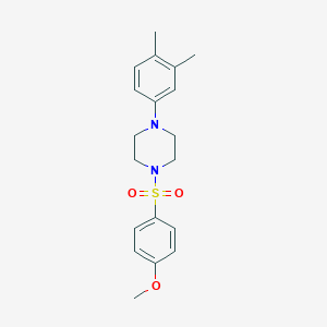 1-(3,4-Dimethylphenyl)-4-((4-methoxyphenyl)sulfonyl)piperazine