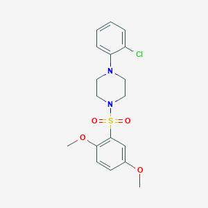 1-(2-Chlorophenyl)-4-(2,5-dimethoxybenzenesulfonyl)piperazine