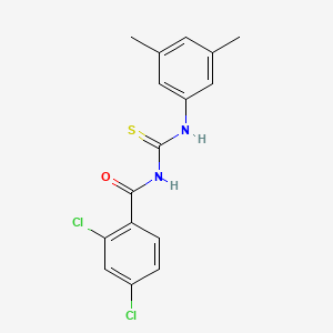 2,4-dichloro-N-[(3,5-dimethylphenyl)carbamothioyl]benzamide