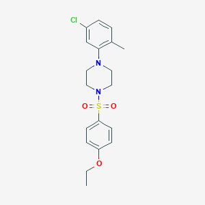 1-(5-Chloro-2-methylphenyl)-4-[(4-ethoxyphenyl)sulfonyl]piperazine