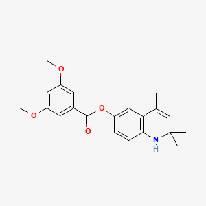 2,2,4-Trimethyl-1,2-dihydroquinolin-6-yl 3,5-dimethoxybenzoate