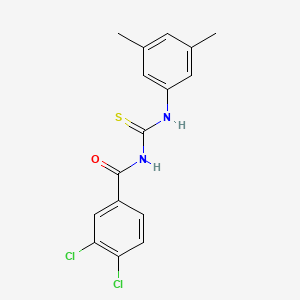 3,4-dichloro-N-[(3,5-dimethylphenyl)carbamothioyl]benzamide