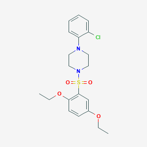 1-(2-Chlorophenyl)-4-(2,5-diethoxybenzenesulfonyl)piperazine