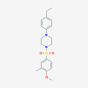 1-(4-Ethylphenyl)-4-(4-methoxy-3-methylphenyl)sulfonylpiperazine