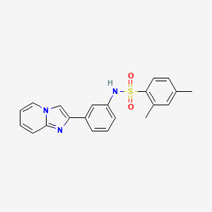 N-(3-imidazo[1,2-a]pyridin-2-ylphenyl)-2,4-dimethylbenzenesulfonamide