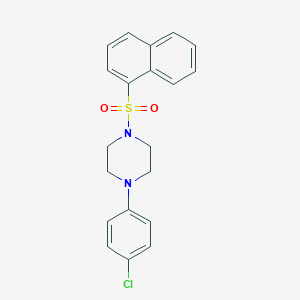 1-(4-Chlorophenyl)-4-(1-naphthylsulfonyl)piperazine