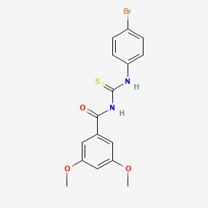 N-[(4-bromophenyl)carbamothioyl]-3,5-dimethoxybenzamide