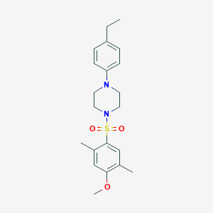 1-(4-Ethylphenyl)-4-(4-methoxy-2,5-dimethylbenzenesulfonyl)piperazine