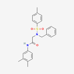 N~2~-benzyl-N-(3,4-dimethylphenyl)-N~2~-[(4-methylphenyl)sulfonyl]glycinamide