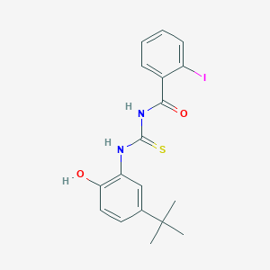 N-[(5-tert-butyl-2-hydroxyphenyl)carbamothioyl]-2-iodobenzamide