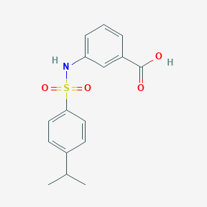 3-[(4-propan-2-ylphenyl)sulfonylamino]benzoic Acid