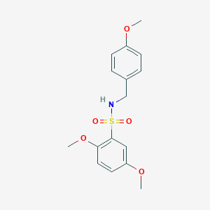 2,5-dimethoxy-N-(4-methoxybenzyl)benzenesulfonamide