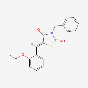 3-benzyl-5-(2-ethoxybenzylidene)-1,3-thiazolidine-2,4-dione