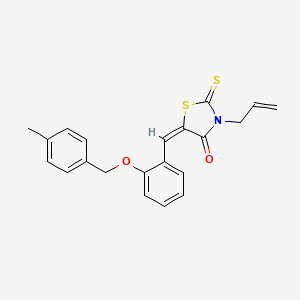 3-allyl-5-{2-[(4-methylbenzyl)oxy]benzylidene}-2-thioxo-1,3-thiazolidin-4-one