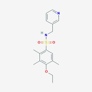 4-ethoxy-2,3,5-trimethyl-N-(3-pyridinylmethyl)benzenesulfonamide