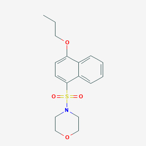 4-(4-Propoxynaphthalen-1-yl)sulfonylmorpholine