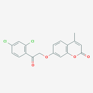 7-[2-(2,4-dichlorophenyl)-2-oxoethoxy]-4-methyl-2H-chromen-2-one