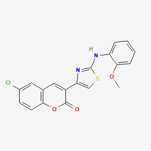 6-chloro-3-{2-[(2-methoxyphenyl)amino]-1,3-thiazol-4-yl}-2H-chromen-2-one