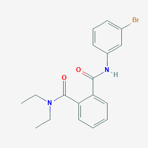 1-N-(3-bromophenyl)-2-N,2-N-diethylbenzene-1,2-dicarboxamide