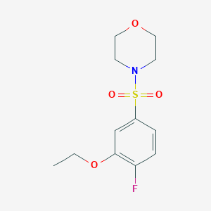 4-(3-Ethoxy-4-fluorophenyl)sulfonylmorpholine