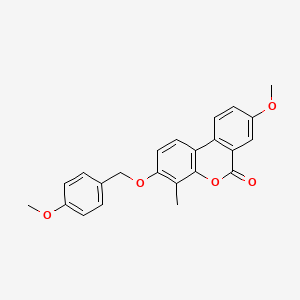 8-methoxy-3-[(4-methoxybenzyl)oxy]-4-methyl-6H-benzo[c]chromen-6-one