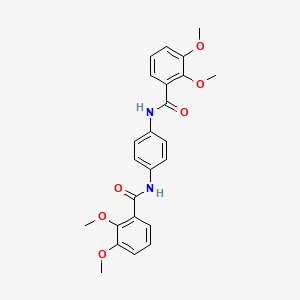 N-[4-[(2,3-dimethoxybenzoyl)amino]phenyl]-2,3-dimethoxybenzamide