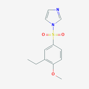 1-(3-Ethyl-4-methoxyphenyl)sulfonylimidazole