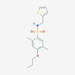 [(2,5-Dimethyl-4-propoxyphenyl)sulfonyl](2-thienylmethyl)amine