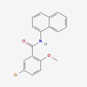 5-bromo-2-methoxy-N-1-naphthylbenzamide