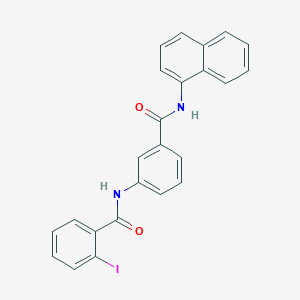 2-iodo-N-{3-[(1-naphthylamino)carbonyl]phenyl}benzamide