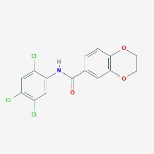 N-(2,4,5-trichlorophenyl)-2,3-dihydro-1,4-benzodioxine-6-carboxamide