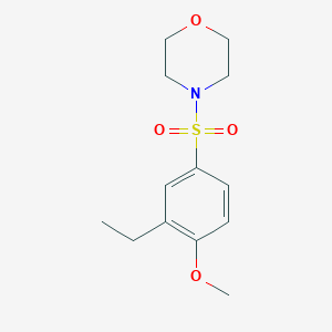 4-(3-Ethyl-4-methoxyphenyl)sulfonylmorpholine