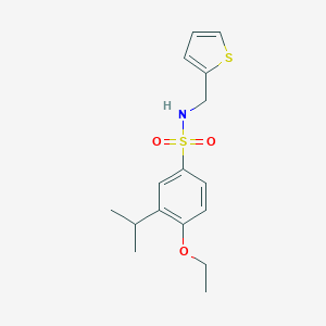 4-ethoxy-3-propan-2-yl-N-(thiophen-2-ylmethyl)benzenesulfonamide