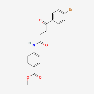 Methyl 4-[[4-(4-bromophenyl)-4-oxobutanoyl]amino]benzoate