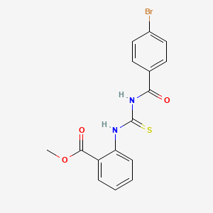 methyl 2-({[(4-bromobenzoyl)amino]carbonothioyl}amino)benzoate