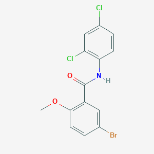 5-bromo-N-(2,4-dichlorophenyl)-2-methoxybenzamide