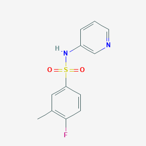 4-fluoro-3-methyl-N-pyridin-3-ylbenzenesulfonamide