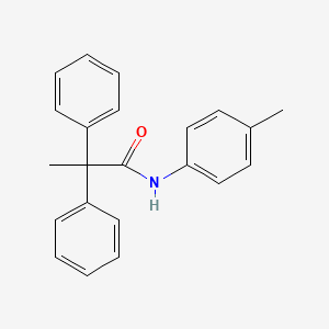 N-(4-methylphenyl)-2,2-diphenylpropanamide