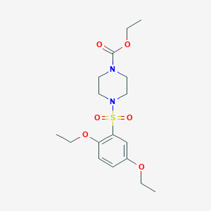 Ethyl 4-[(2,5-diethoxyphenyl)sulfonyl]piperazine-1-carboxylate