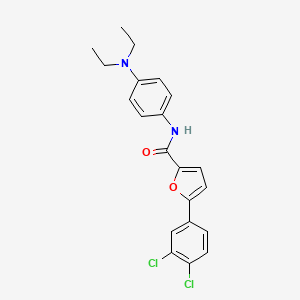 5-(3,4-dichlorophenyl)-N-[4-(diethylamino)phenyl]furan-2-carboxamide