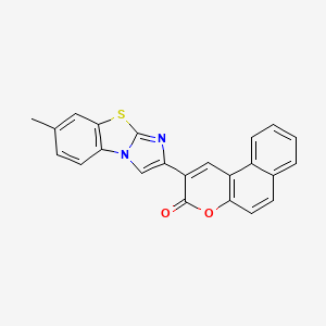 2-(7-methylimidazo[2,1-b][1,3]benzothiazol-2-yl)-3H-benzo[f]chromen-3-one