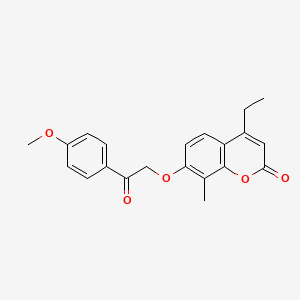 4-ethyl-7-[2-(4-methoxyphenyl)-2-oxoethoxy]-8-methyl-2H-chromen-2-one