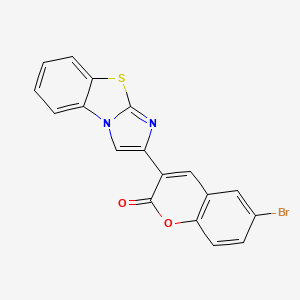 6-bromo-3-imidazo[2,1-b][1,3]benzothiazol-2-yl-2H-chromen-2-one