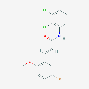 (E)-3-(5-bromo-2-methoxyphenyl)-N-(2,3-dichlorophenyl)prop-2-enamide