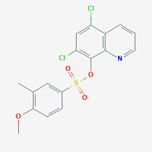 5,7-Dichloro-8-quinolyl 4-methoxy-3-methylbenzenesulfonate