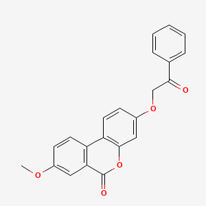 8-methoxy-3-(2-oxo-2-phenylethoxy)-6H-benzo[c]chromen-6-one