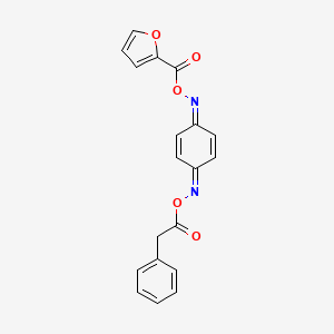 benzo-1,4-quinone O-2-furoyloxime O-(phenylacetyl)oxime